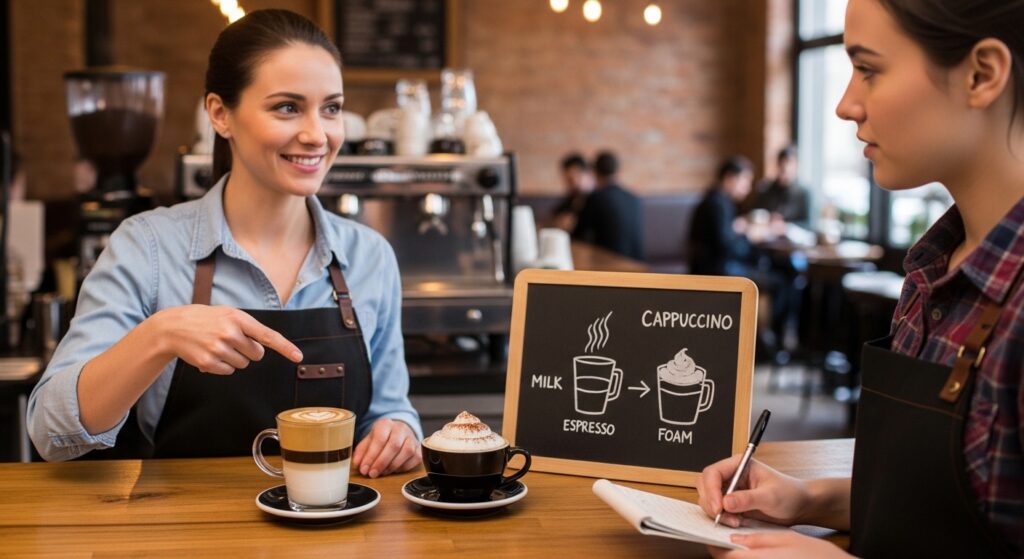 라떼와 카푸치노의 차이점